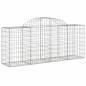 vidaXL Gabionen mit Hochbogen 50 Stk. 200x50x80/100cm Verzinktes Eisen vidaXL Gabionen mit Hochbogen 50 Stk. 200x50x80/100cm Verzinktes Eisen