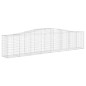 vidaXL Gabionen mit Hochbogen 10 Stk. 400x50x80/100cm Verzinktes Eisen vidaXL Gabionen mit Hochbogen 10 Stk. 400x50x80/100cm Verzinktes Eisen