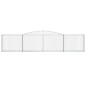 vidaXL Gabionen mit Hochbogen 8 Stk. 400x30x80/100cm Verzinktes Eisen vidaXL Gabionen mit Hochbogen 8 Stk. 400x30x80/100cm Verzinktes Eisen