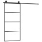 vidaXL Schiebetür mit Beschlag 90x205 cm ESG-Glas & Aluminium vidaXL Schiebetür mit Beschlag 90x205 cm ESG-Glas & Aluminium