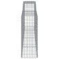 vidaXL Gabionen mit Hochbogen 4 Stk. 400x50x120/140cm Verzinktes Eisen vidaXL Gabionen mit Hochbogen 4 Stk. 400x50x120/140cm Verzinktes Eisen