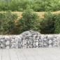 vidaXL Gabionen mit Hochbogen 13 Stk. 200x50x60/80 cm Verzinktes Eisen vidaXL Gabionen mit Hochbogen 13 Stk. 200x50x60/80 cm Verzinktes Eisen