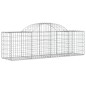 vidaXL Gabionen mit Hochbogen 13 Stk. 200x50x60/80 cm Verzinktes Eisen vidaXL Gabionen mit Hochbogen 13 Stk. 200x50x60/80 cm Verzinktes Eisen