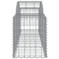 vidaXL Gabionen mit Hochbogen 13 Stk. 200x50x60/80 cm Verzinktes Eisen vidaXL Gabionen mit Hochbogen 13 Stk. 200x50x60/80 cm Verzinktes Eisen