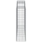 vidaXL Gabionen mit Hochbogen 14Stk. 200x50x140/160cm Verzinktes Eisen vidaXL Gabionen mit Hochbogen 14Stk. 200x50x140/160cm Verzinktes Eisen