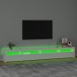 vidaXL TV-Schrank mit LED-Leuchten Hochglanz-Weiß 270x35x40 cm vidaXL TV-Schrank mit LED-Leuchten Hochglanz-Weiß 270x35x40 cm