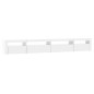 vidaXL TV-Schrank mit LED-Leuchten Hochglanz-Weiß 270x35x40 cm vidaXL TV-Schrank mit LED-Leuchten Hochglanz-Weiß 270x35x40 cm