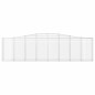 vidaXL Gabionen mit Hochbogen 20Stk. 400x30x100/120cm Verzinktes Eisen vidaXL Gabionen mit Hochbogen 20Stk. 400x30x100/120cm Verzinktes Eisen