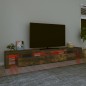 vidaXL TV-Schrank mit LED-Leuchten Räuchereiche 260x36,5x40 cm vidaXL TV-Schrank mit LED-Leuchten Räuchereiche 260x36,5x40 cm