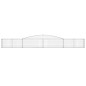 vidaXL Gabionen mit Hochbogen 2 Stk. 400x30x40/60 cm Verzinktes Eisen vidaXL Gabionen mit Hochbogen 2 Stk. 400x30x40/60 cm Verzinktes Eisen