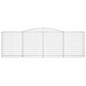 vidaXL Gabionen mit Hochbogen 3 Stk. 400x50x120/140cm Verzinktes Eisen vidaXL Gabionen mit Hochbogen 3 Stk. 400x50x120/140cm Verzinktes Eisen