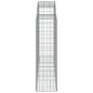 vidaXL Gabionen mit Hochbogen 10Stk. 200x50x140/160cm Verzinktes Eisen vidaXL Gabionen mit Hochbogen 10Stk. 200x50x140/160cm Verzinktes Eisen
