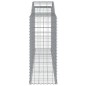 vidaXL Gabionen mit Hochbogen 9 Stk. 300x50x120/140cm Verzinktes Eisen vidaXL Gabionen mit Hochbogen 9 Stk. 300x50x120/140cm Verzinktes Eisen