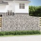 vidaXL Gabionen mit Hochbogen 15Stk. 400x30x180/200cm Verzinktes Eisen vidaXL Gabionen mit Hochbogen 15Stk. 400x30x180/200cm Verzinktes Eisen