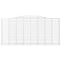 vidaXL Gabionen mit Hochbogen 15Stk. 400x30x180/200cm Verzinktes Eisen vidaXL Gabionen mit Hochbogen 15Stk. 400x30x180/200cm Verzinktes Eisen
