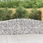 vidaXL Gabionen mit Hochbogen 9 Stk. 400x50x80/100cm Verzinktes Eisen vidaXL Gabionen mit Hochbogen 9 Stk. 400x50x80/100cm Verzinktes Eisen