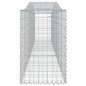 vidaXL Gabionen mit Hochbogen 9 Stk. 400x50x80/100cm Verzinktes Eisen vidaXL Gabionen mit Hochbogen 9 Stk. 400x50x80/100cm Verzinktes Eisen