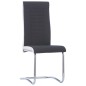 Freischwinger 2 Stk. Schwarz Stoff Freischwinger 2 Stk. Schwarz Stoff