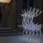 vidaXL XXL Rentiere Weihnachtsdekoration Acryl 250 LED 3 Stk. 180 cm vidaXL XXL Rentiere Weihnachtsdekoration Acryl 250 LED 3 Stk. 180 cm