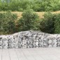 vidaXL Gabionen mit Hochbogen 4 Stk. 400x50x60/80cm Verzinktes Eisen vidaXL Gabionen mit Hochbogen 4 Stk. 400x50x60/80cm Verzinktes Eisen