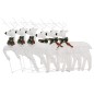 vidaXL LED-Rentiere 6 Stk. Weiß 120 LEDs vidaXL LED-Rentiere 6 Stk. Weiß 120 LEDs