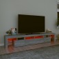 vidaXL TV-Schrank mit LED-Leuchten Grau Sonoma 230x36,5x40 cm vidaXL TV-Schrank mit LED-Leuchten Grau Sonoma 230x36,5x40 cm