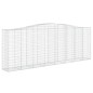 vidaXL Gabionen mit Hochbogen 9 Stk. 400x50x140/160cm Verzinktes Eisen vidaXL Gabionen mit Hochbogen 9 Stk. 400x50x140/160cm Verzinktes Eisen