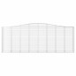 vidaXL Gabionen mit Hochbogen 9 Stk. 400x50x140/160cm Verzinktes Eisen vidaXL Gabionen mit Hochbogen 9 Stk. 400x50x140/160cm Verzinktes Eisen