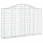 vidaXL Gabionen mit Hochbogen 12Stk. 200x30x120/140cm Verzinktes Eisen vidaXL Gabionen mit Hochbogen 12Stk. 200x30x120/140cm Verzinktes Eisen