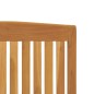vidaXL Gartenstühle 4 Stk. Verstellbar Massivholz Teak vidaXL Gartenstühle 4 Stk. Verstellbar Massivholz Teak