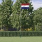 vidaXL Niederländische Flagge mit Mast 6,23 m Aluminium vidaXL Niederländische Flagge mit Mast 6,23 m Aluminium
