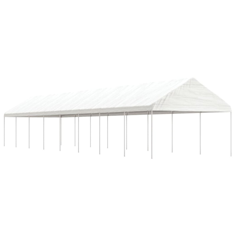 vidaXL Pavillon mit Dach Weiß 17,84x4,08x3,22 m Polyethylen vidaXL Pavillon mit Dach Weiß 17,84x4,08x3,22 m Polyethylen