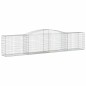 vidaXL Gabionen mit Hochbogen 8 Stk. 400x50x80/100cm Verzinktes Eisen vidaXL Gabionen mit Hochbogen 8 Stk. 400x50x80/100cm Verzinktes Eisen