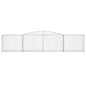 vidaXL Gabionen mit Hochbogen 8 Stk. 400x50x80/100cm Verzinktes Eisen vidaXL Gabionen mit Hochbogen 8 Stk. 400x50x80/100cm Verzinktes Eisen