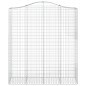 vidaXL Gabionen mit Hochbogen 3 Stk. 200x50x220/240cm Verzinktes Eisen vidaXL Gabionen mit Hochbogen 3 Stk. 200x50x220/240cm Verzinktes Eisen