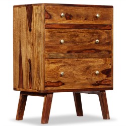 Nachttisch Massivholz 60x35x76 cm