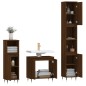 3-tlg. Badmöbel-Set Braun Eichen-Optik Holzwerkstoff 3-tlg. Badmöbel-Set Braun Eichen-Optik Holzwerkstoff