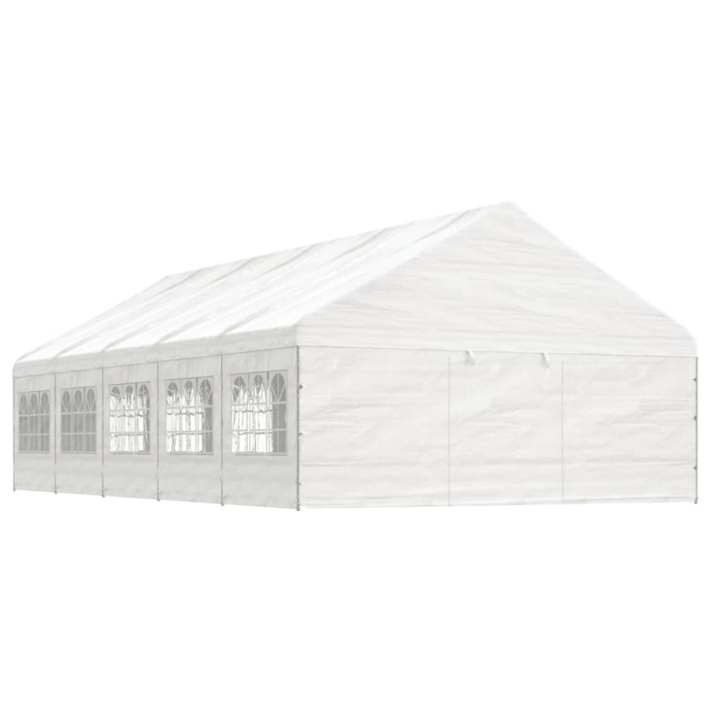 vidaXL Pavillon mit Dach Weiß 11,15x5,88x3,75 m Polyethylen vidaXL Pavillon mit Dach Weiß 11,15x5,88x3,75 m Polyethylen