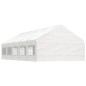 vidaXL Pavillon mit Dach Weiß 11,15x5,88x3,75 m Polyethylen vidaXL Pavillon mit Dach Weiß 11,15x5,88x3,75 m Polyethylen