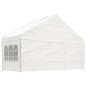 vidaXL Pavillon mit Dach Weiß 11,15x5,88x3,75 m Polyethylen vidaXL Pavillon mit Dach Weiß 11,15x5,88x3,75 m Polyethylen