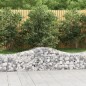 vidaXL Gabionen mit Hochbogen 3 Stk. 200x50x40/60 cm Verzinktes Eisen vidaXL Gabionen mit Hochbogen 3 Stk. 200x50x40/60 cm Verzinktes Eisen