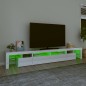 vidaXL TV-Schrank mit LED-Leuchten Hochglanz-Weiß 260x36,5x40 cm vidaXL TV-Schrank mit LED-Leuchten Hochglanz-Weiß 260x36,5x40 cm