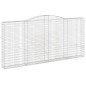vidaXL Gabionen mit Hochbogen 6 Stk. 400x30x180/200cm Verzinktes Eisen vidaXL Gabionen mit Hochbogen 6 Stk. 400x30x180/200cm Verzinktes Eisen