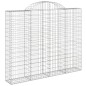vidaXL Gabionen mit Hochbogen 5 Stk. 200x30x160/180cm Verzinktes Eisen vidaXL Gabionen mit Hochbogen 5 Stk. 200x30x160/180cm Verzinktes Eisen