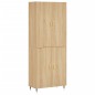 Highboard Sonoma-Eiche 69,5x34x180 cm Holzwerkstoff Highboard Sonoma-Eiche 69,5x34x180 cm Holzwerkstoff