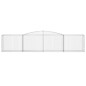 vidaXL Gabionen mit Hochbogen 3 Stk. 400x50x80/100cm Verzinktes Eisen vidaXL Gabionen mit Hochbogen 3 Stk. 400x50x80/100cm Verzinktes Eisen