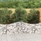 vidaXL Gabionen mit Hochbogen 9 Stk. 200x50x60/80 cm Verzinktes Eisen vidaXL Gabionen mit Hochbogen 9 Stk. 200x50x60/80 cm Verzinktes Eisen