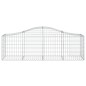 vidaXL Gabionen mit Hochbogen 8 Stk. 200x50x60/80 cm Verzinktes Eisen vidaXL Gabionen mit Hochbogen 8 Stk. 200x50x60/80 cm Verzinktes Eisen