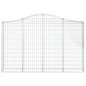 vidaXL Gabionen mit Hochbogen 6 Stk. 200x30x120/140cm Verzinktes Eisen vidaXL Gabionen mit Hochbogen 6 Stk. 200x30x120/140cm Verzinktes Eisen
