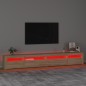 vidaXL TV-Schrank mit LED-Leuchten Sonoma-Eiche 270x35x40 cm vidaXL TV-Schrank mit LED-Leuchten Sonoma-Eiche 270x35x40 cm
